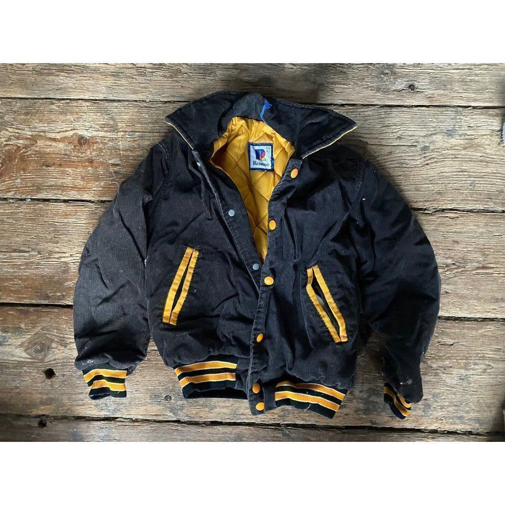 Vintage Rennoc Jacket Varsity Kids Boys 80s Medium 10-12